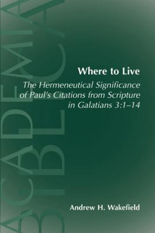 Knjiga Where to Live Andrew Hollis Wakefield
