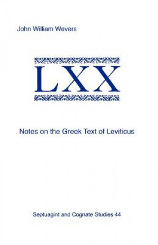 Książka Notes on the Greek Text of Leviticus John