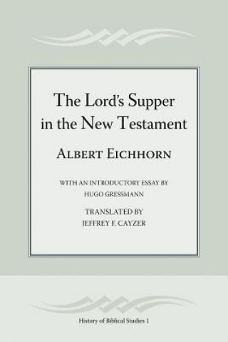 Book Lord's Supper in the New Testament Albert Eichhorn