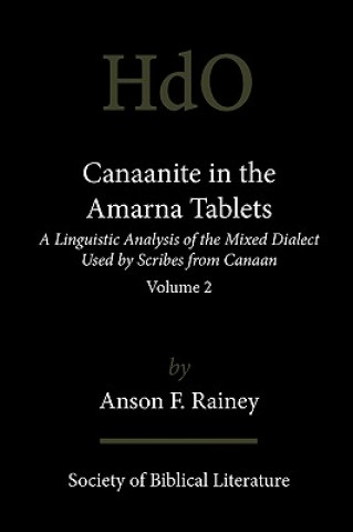 Carte Canaanite in the Amarna Tablets Anson F. Rainey