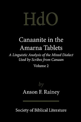 Kniha Canaanite in the Amarna Tablets Anson F. Rainey