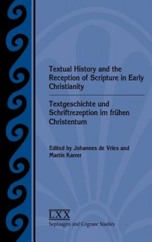 Kniha Textual History and the Reception of Scripture in Early Christianity Johannes De Vries