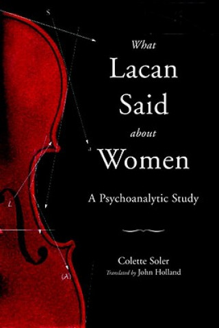 Könyv What Lacan Said About Women Colette Soler