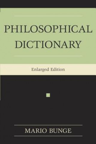 Livro Philosophical Dictionary Mario Bunge