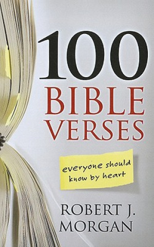 Kniha 100 Bible Verses Everyone Should Know by Heart Robert J Morgan
