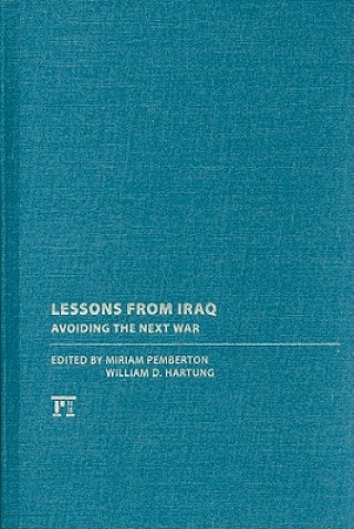 Könyv Lessons from Iraq Miriam Pemberton