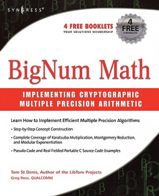 Könyv BigNum Math: Implementing Cryptographic Multiple Precision Arithmetic Tom St Denis