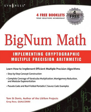 Knjiga BigNum Math: Implementing Cryptographic Multiple Precision Arithmetic Tom St Denis