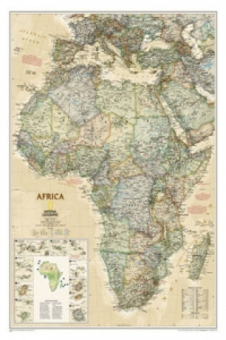 Nyomtatványok Africa National Geographic Maps
