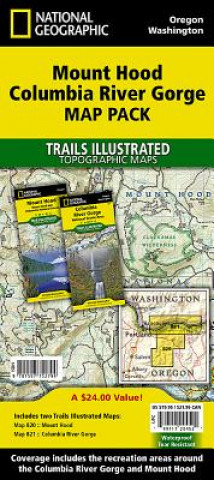 Materiale tipărite Mt. Hood, Map Pack Bundle National Geographic Maps