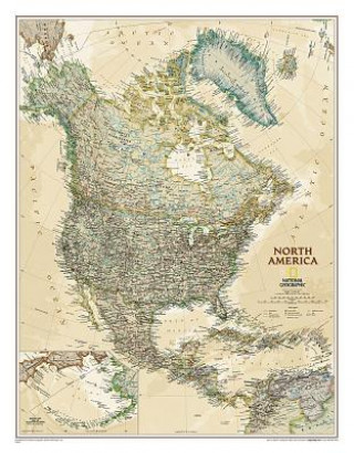 Tiskanica North America National Geographic Maps