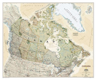 Prasa Canada Executive, Laminated National Geographic Maps