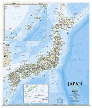 Nyomtatványok Japan Classic, Tubed National Geographic Maps