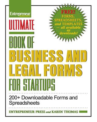 Książka Ultimate Book of Legal and Startup Forms Entrepreneur Press