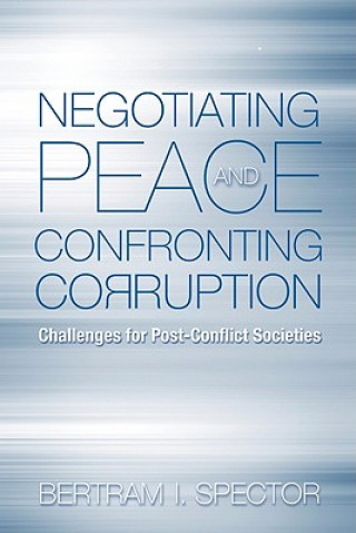 Kniha Negotiating Peace and Confronting Corruption Bertram I. Spector