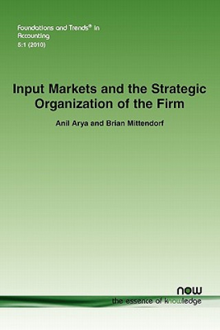 Livre Input Markets and the Strategic Organization of the Firm Anil Arya