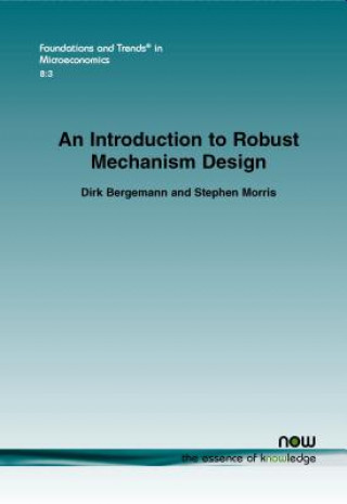 Kniha Introduction to Robust Mechanism Design Dirk Bergemann