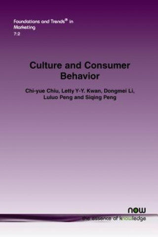 Knjiga Culture and Consumer Behavior Chi-Yue Chiu