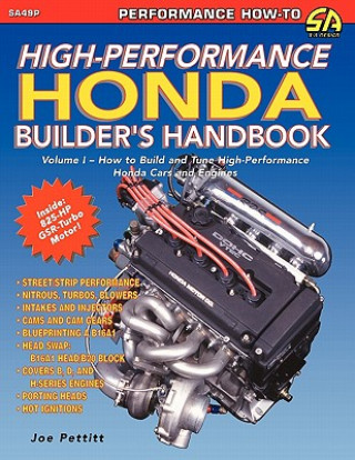 Kniha High-Performance Honda Builder's Handbook Joe Pettitt