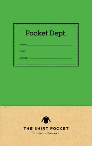 Calendar / Agendă Pocket Dept: The Shirt Pocket Notebook Set Brooklyn Art Library Pocket Department