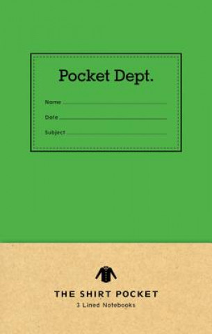 Kalendarz/Pamiętnik Pocket Dept: The Shirt Pocket Notebook Set Brooklyn Art Library Pocket Department