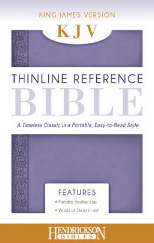 Book KJV Thinline Reference Bible Lilac Hendrickson