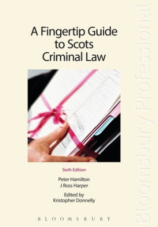 Book Fingertip Guide to Scots Criminal Law Peter Hamilton