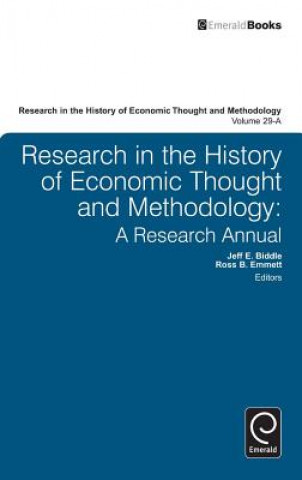 Kniha Research in the History of Economic Thought and Methodology Ross B. Emmett