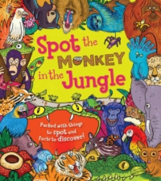 Książka Spot the Monkey in the Jungle Stella Maidment