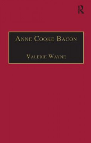 Knjiga Anne Cooke Bacon Anne Cooke Bacon