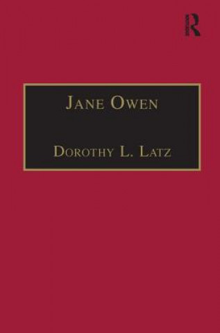 Knjiga Jane Owen Dr Dorothy L. Latz