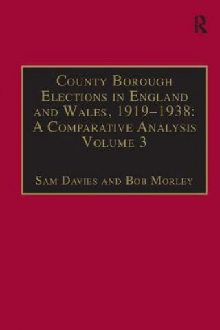 Książka County Borough Elections in England and Wales, 1919-1938: A Comparative Analysis Sam Davies