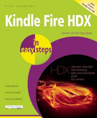 Kniha Kindle Fire HDX Tablet in Easy Steps Nick Vandome