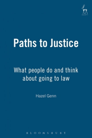 Könyv Paths to Justice Hazel Genn