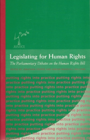 Kniha Legislating for Human Rights Jonathan Cooper