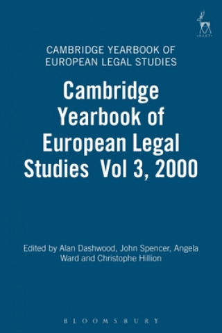 Βιβλίο Cambridge Yearbook of European Legal Studies  Vol 3, 2000 Alan Dashwood