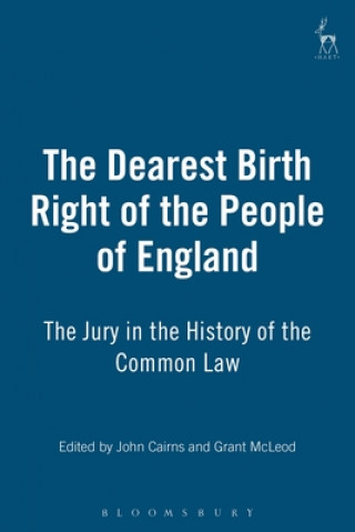 Kniha Dearest Birth Right of the People of England John W. Cairns