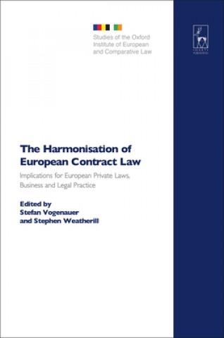 Kniha Harmonisation of European Contract Law Stefan Vogenauer