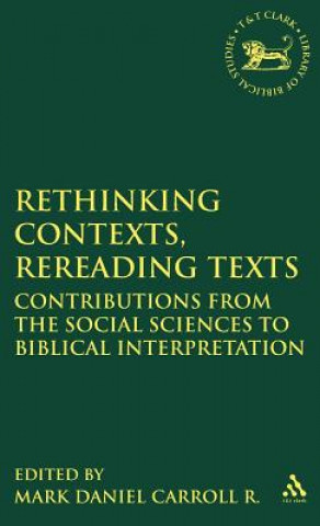 Kniha Rethinking Contexts, Rereading Texts Mark Daniel Carroll R.