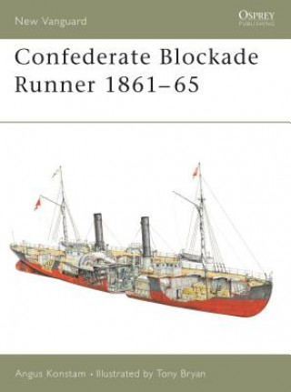 Книга Confederate Blockade Runner 1861-65 Angus Konstam