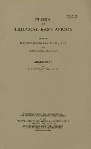 Libro Flora of Tropical East Africa J. R. Tennant