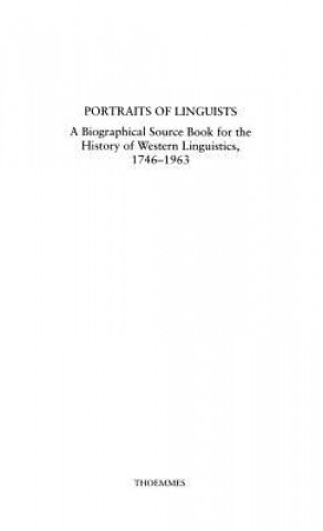 Kniha Portrait Of Linguists Thomas A. Sebeok