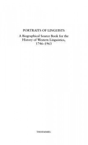 Książka Portrait Of Linguists Thomas A. Sebeok