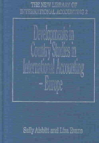 Kniha Developments in Country Studies in International Accounting - Europe 