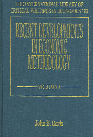 Knjiga Recent Developments in Economic Methodology Davis