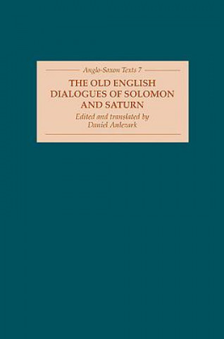 Kniha Old English Dialogues of Solomon and Saturn Daniel Anlezark