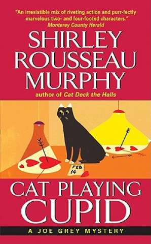 Carte Cat Playing Cupid Shirley Rousseau Murphy