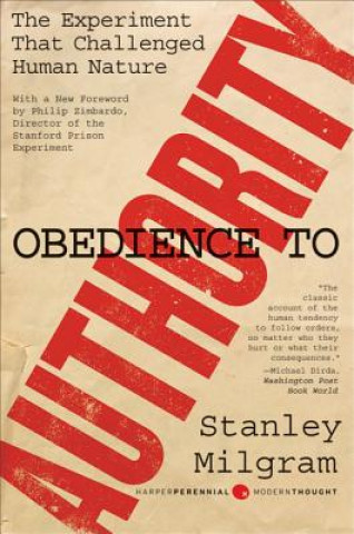 Book Obedience to Authority Stanley Milgram