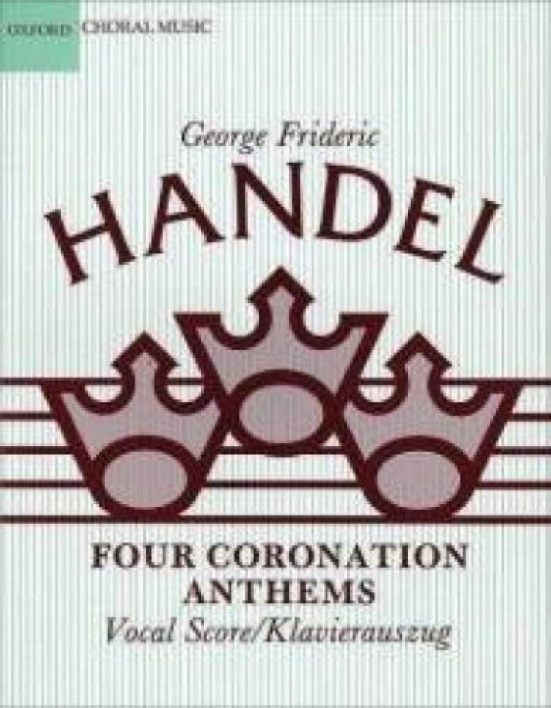 Prasa Four Coronation Anthems George Frideric Handel