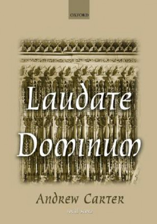 Tiskovina Laudate Dominum Andrew Carter